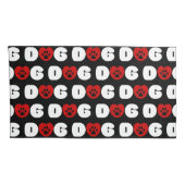 ドッグラブハート 枕カバー (裏面-右)