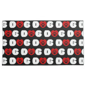 ドッグラブハート 枕カバー (正面右)