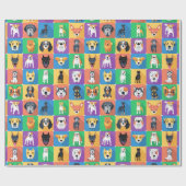 ドッグラブラッピング紙 ラッピングペーパー (フラット)