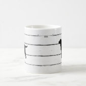 ドッグラブラドール素朴シープラップ コーヒーマグカップ (中央)