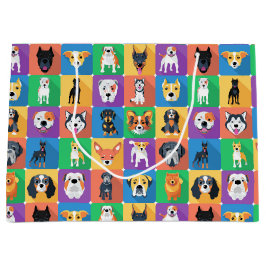 ドッグラブ抱き枕 ラージペーパーバッグ