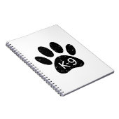 ドッグランジ動揺してグポーK-9 ノートブック (右側)