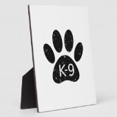 ドッグランジ動揺してグポーK-9 フォトプラーク (側面)