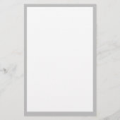 ドッグレスキュー母パパ親ペットグレー名前をカスタムする 便箋 (裏面)