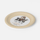 ドッグレッズポーティ誕生日 ペーパープレート (アングル)