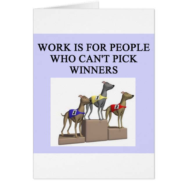 ドッグレースの諺 (正面)