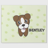 ドッグロケットの漫画™ - Bentley ラッピングペーパー (フラット)