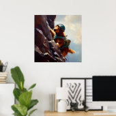 ドッグロック登山 ポスター (ホームオフィス)