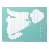 ドッグワンピー・ラブラドル ノートパッド (正面)