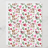 ドッグヴァレンティンススクラップブック紙 (裏面)