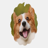 ドッグ写真のパーソナライズされたカスタマイズ追加 オーナメントカード (右)