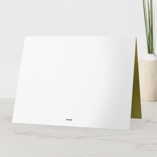 ドッグ写真のパーソナライズされたカスタマイズ追加 カード (裏面)