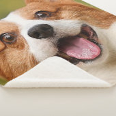 ドッグ写真のパーソナライズされたカスタマイズ追加 シェルパブランケット (3/4)