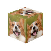 ドッグ写真のパーソナライズされたカスタマイズ追加 フォトキューブ (裏面アングル)