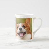 ドッグ写真のパーソナライズされたカスタマイズ追加 ボーンチャイナマグカップ (右)