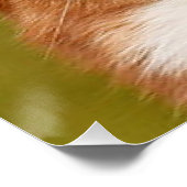 ドッグ写真のパーソナライズされたカスタマイズ追加 ポスター (コーナー)