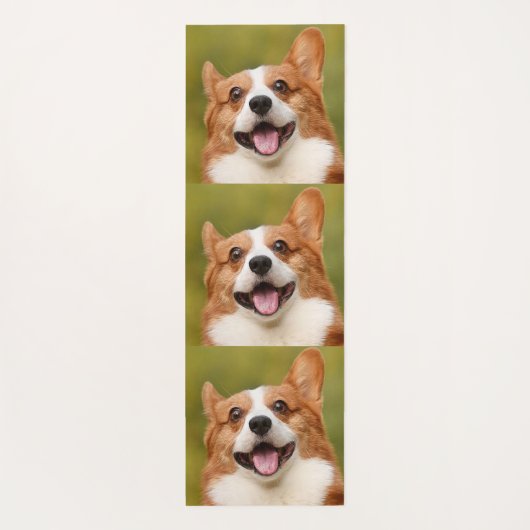 ドッグ写真のパーソナライズされたカスタマイズ追加 ヨガマット (裏面)