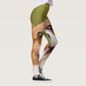ドッグ写真のパーソナライズされたカスタマイズ追加 レギンス (右)