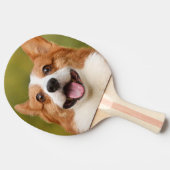 ドッグ写真のパーソナライズされたカスタマイズ追加 卓球ラケット (横)