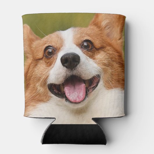 ドッグ写真のパーソナライズされたカスタマイズ追加 缶クーラー (裏面)