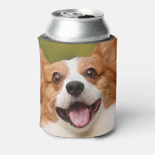ドッグ写真のパーソナライズされたカスタマイズ追加 缶クーラー (缶裏面)
