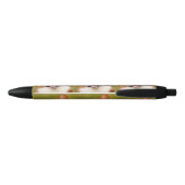 ドッグ写真のパーソナライズされたカスタマイズ追加 黒ボールペン (裏面)