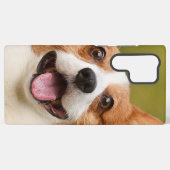 ドッグ写真のパーソナライズされたカスタマイズ追加 SAMSUNG GALAXYケース (裏面横)