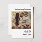 ドッグ婚約した写真インスタント効果サングリアテクスチャ (正面/裏面)