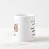 ドッグ恋人おもしろい犬ことわざ2写真 コーヒーマグカップ (中央)