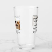 ドッグ恋人おもしろい犬ことわざ2写真 タンブラーグラス (左)