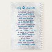 ドッグ恋人引用文 – ドッグウィズダム感動的引用文 プランナー手帳 (裏面)