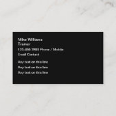 ドッグ最高のトレーナー新名刺 名刺 (裏面)