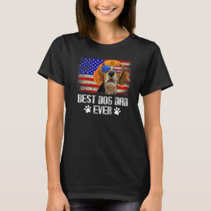 ドッグ最高のパパは今までビーグル犬の父の日 Tシャツ