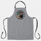 ドッグ最高のパパへカスタムの文字 エプロン (正面)