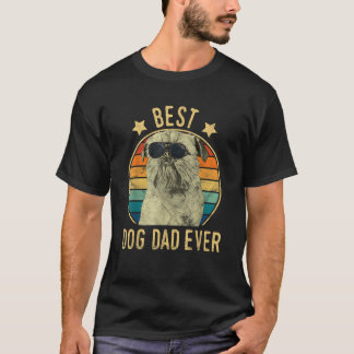 ドッグ最高のパパエバーブリュッセルグリフォン父の日ギ Tシャツ