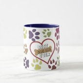 ドッグ最高のパパエバー犬ポーペットラバー |ドッグ最高のパパ マグカップ (中央)