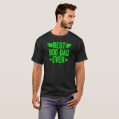 ドッグ最高のパパエバー3 Tシャツ (正面フル)