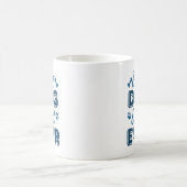 ドッグ最高のパパエバー コーヒーマグカップ (中央)
