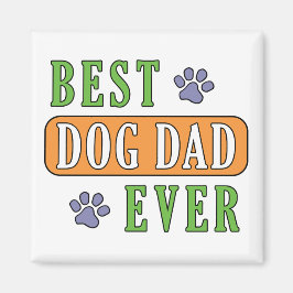 ドッグ最高のパパエバー マグネット