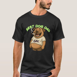 ドッグ最高のパパエバー | 愛犬家おもしろい向けPUGギフト Tシャツ