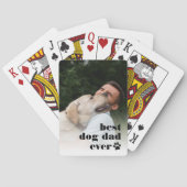 ドッグ最高のパパエバー |父の日の写真 トランプ (裏面)