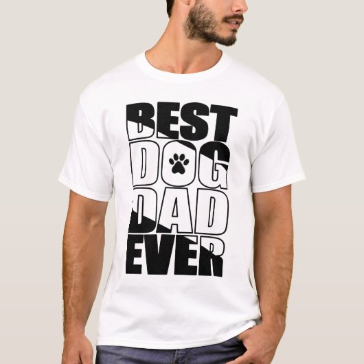 ドッグ最高のパパエバー Tシャツ (正面)