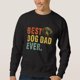 ドッグ最高のパパエバーTシャツチェサピーク湾リトリエバー スウェットシャツ