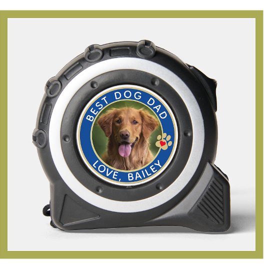 ドッグ最高のパパフォトポープリントブルー メジャー