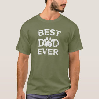 ドッグ最高のパパ前前前前前点印刷 Tシャツ