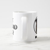 ドッグ最高のパパ ジャンボコーヒーマグカップ (裏面)