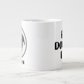 ドッグ最高のパパ ジャンボコーヒーマグカップ (正面)
