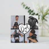 ドッグ最高のパパ |写真のコラージュ (スタンド正面)