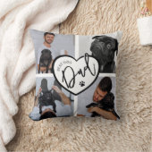 ドッグ最高のパパ |写真のコラージュ クッション (ブランケット)