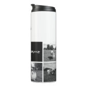 ドッグ最高のパパ |写真のコラージュ | Pawsitive Pawsome タンブラー (回転右)